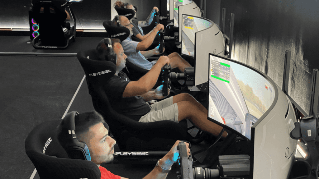 Sim Racing Team Event Aktion und Fun